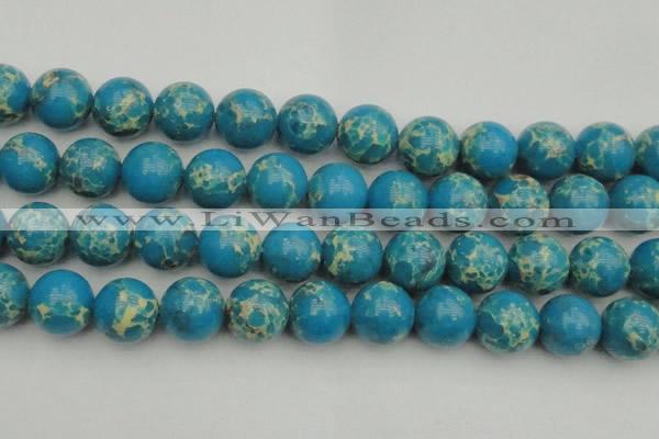 CDE2239 15.5 inches 20mm round dyed sea sediment jasper beads