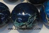 CDE224 15.5 inches 24mm round dyed sea sediment jasper beads