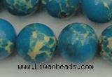 CDE2240 15.5 inches 22mm round dyed sea sediment jasper beads