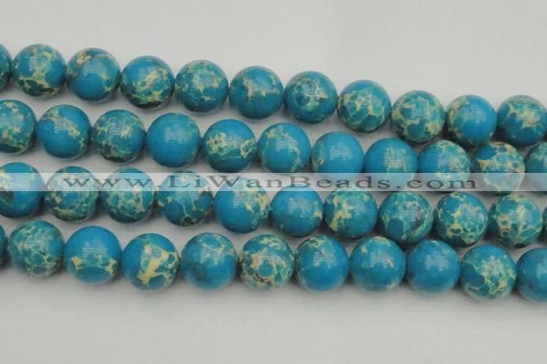 CDE2240 15.5 inches 22mm round dyed sea sediment jasper beads