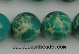 CDE2250 15.5 inches 20mm round dyed sea sediment jasper beads