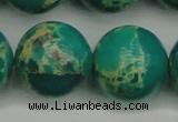 CDE2252 15.5 inches 24mm round dyed sea sediment jasper beads