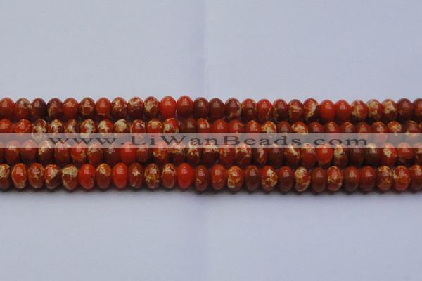 CDE2606 15.5 inches 15*20mm rondelle dyed sea sediment jasper beads