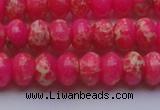 CDE2612 15.5 inches 12*16mm rondelle dyed sea sediment jasper beads