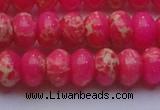 CDE2614 15.5 inches 15*20mm rondelle dyed sea sediment jasper beads