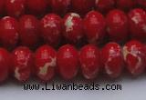 CDE2622 15.5 inches 15*20mm rondelle dyed sea sediment jasper beads