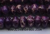 CDE2637 15.5 inches 13*18mm rondelle dyed sea sediment jasper beads