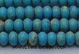 CDE2641 15.5 inches 7*10mm rondelle dyed sea sediment jasper beads