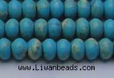 CDE2642 15.5 inches 8*12mm rondelle dyed sea sediment jasper beads