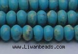 CDE2643 15.5 inches 10*14mm rondelle dyed sea sediment jasper beads