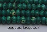 CDE2672 15.5 inches 5*8mm rondelle dyed sea sediment jasper beads