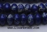 CDE2685 15.5 inches 13*18mm rondelle dyed sea sediment jasper beads