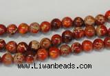 CDE491 15.5 inches 6mm round dyed sea sediment jasper beads