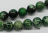 CDE69 15.5 inches 10mm round dyed sea sediment jasper beads