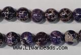 CDE696 15.5 inches 10mm round dyed sea sediment jasper beads