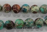 CDE804 15.5 inches 11mm round dyed sea sediment jasper beads wholesale