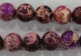 CDE834 15.5 inches 12mm round dyed sea sediment jasper beads wholesale