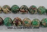 CDE853 15.5 inches 10mm round dyed sea sediment jasper beads wholesale