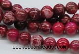 CDI03 16 inches 8mm round dyed imperial jasper beads wholesale