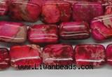 CDI20 16 inches 12*16mm rectangle dyed imperial jasper beads