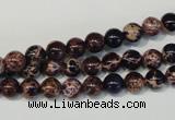 CDI361 15.5 inches 6mm round dyed imperial jasper beads