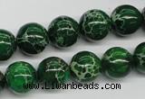 CDI70 16 inches 12mm round dyed imperial jasper beads wholesale