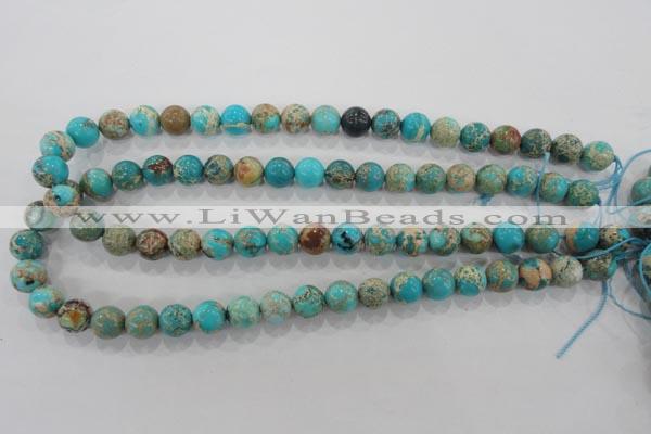 CDI803 15.5 inches 10mm round dyed imperial jasper beads wholesale