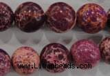 CDI836 15.5 inches 15mm round dyed imperial jasper beads wholesale