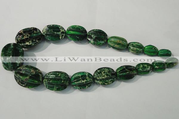 CDI967 10*15mm - 24*33mm star fruit shaped dyed imperial jasper beads