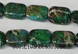 CDI974 15.5 inches 12*16mm rectangle dyed imperial jasper beads