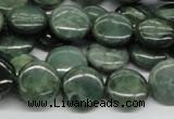 CDJ09 15.5 inches 14mm flat round Canadian jade beads wholesale