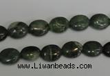 CDJ27 15.5 inches 8*10mm oval Canadian jade beads wholesale