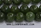 CDJ273 15.5 inches 10mm round Canadian jade beads wholesale