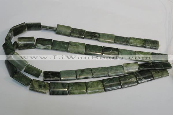 CDJ34 15.5 inches 13*18mm flat tube Canadian jade beads wholesale