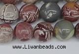 CDJ403 15.5 inches 10mm round sonoran dendritic jasper beads