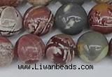 CDJ404 15.5 inches 12mm round sonoran dendritic jasper beads