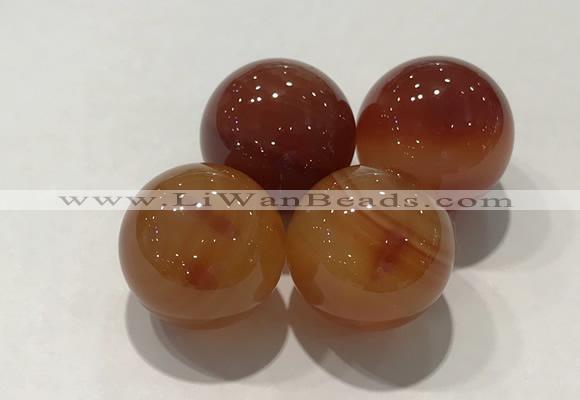 CDN1006 20mm round red agate decorations wholesale