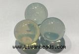 CDN1039 30mm round opal decorations wholesale