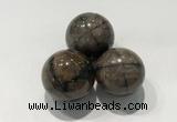 CDN1049 30mm round staurolite decorations wholesale