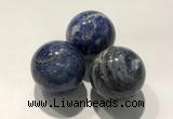 CDN1068 30mm round sodalite decorations wholesale