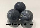 CDN1070 30mm round blue coral decorations wholesale