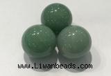 CDN1072 30mm round green aventurine decorations wholesale