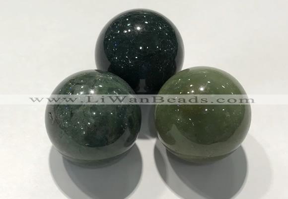 CDN1092 30mm round agate decorations wholesale