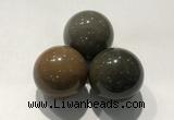 CDN1125 30mm round jasper decorations wholesale