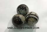 CDN1140 30mm round jasper decorations wholesale