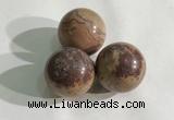 CDN1141 30mm round jasper decorations wholesale