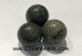 CDN1165 30mm round jasper decorations wholesale