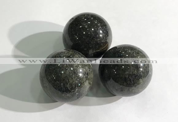 CDN1168 30mm round jasper decorations wholesale