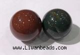 CDN1212 40mm round india agate decorations wholesale