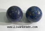 CDN1243 40mm round lapis lazuli decorations wholesale